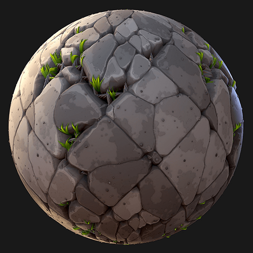 破损地面地砖砖（卡通风格化）.sbs