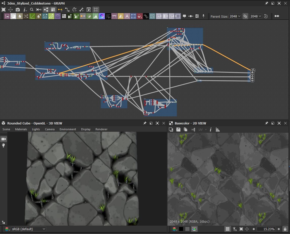 破损地面地砖砖（卡通风格化）.sbs