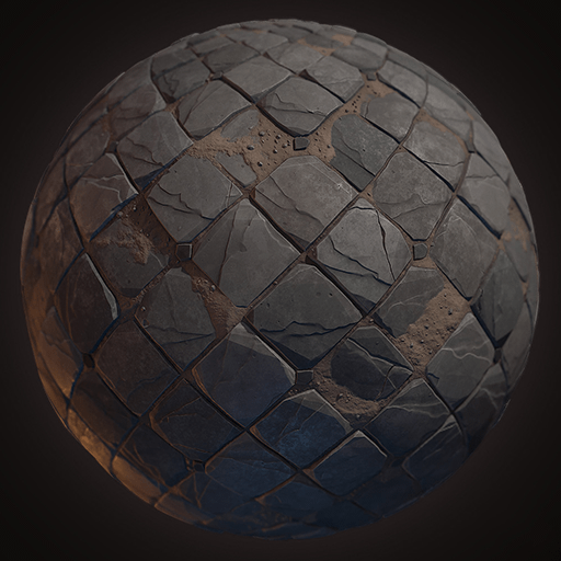 旧地砖平铺地表（卡通风格化）.sbs