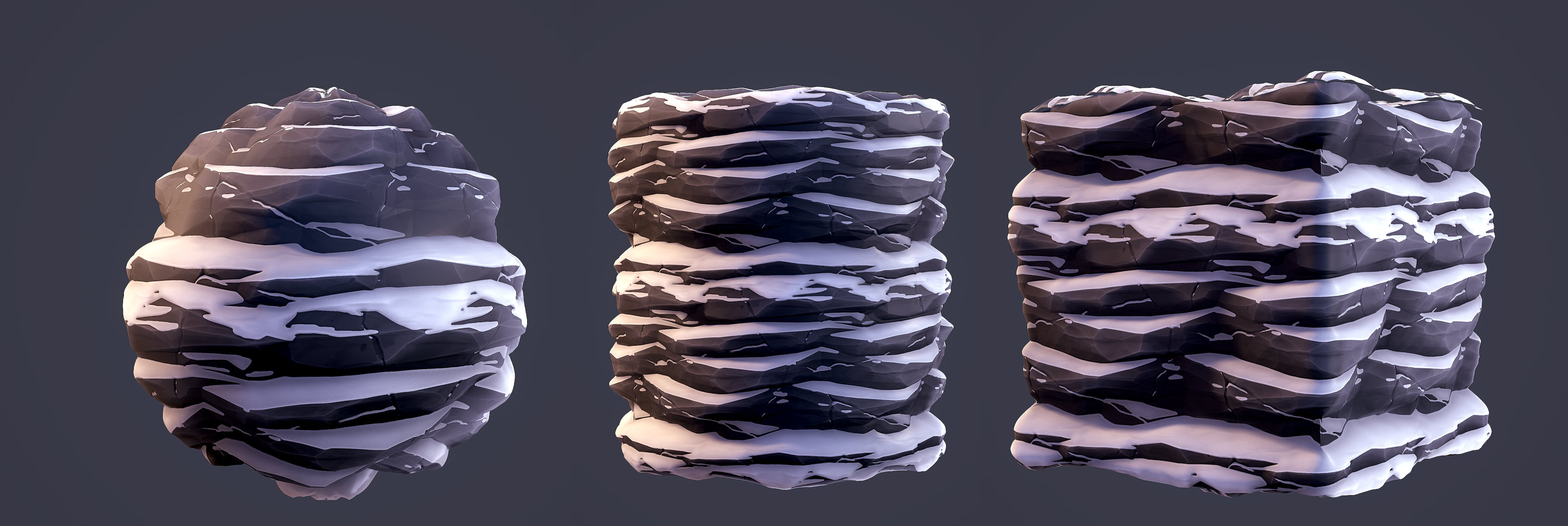 雪山悬崖岩石（卡通风格化）.sbs