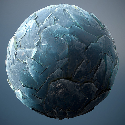 冰面裂痕冰层融化（写实）.sbs