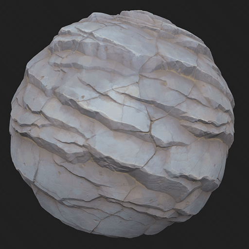 悬崖山石岩石纹理材质（卡通风格化）.sbs