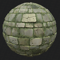 裂缝瓷砖草地材质（风格化）.sbs