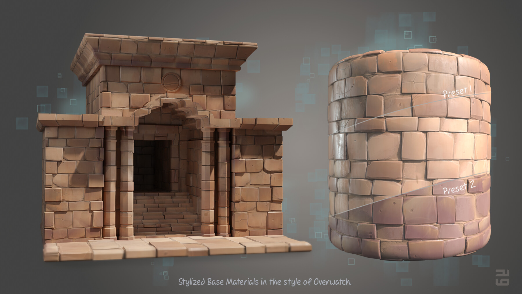 地面瓷砖材质（卡通风格化）.sbs