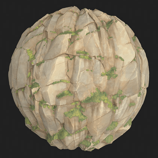 悬崖岩石石块地表（卡通风格化）.sbs